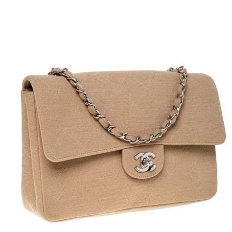 chanel beige flap tarrago dye|chanel fabric flap.